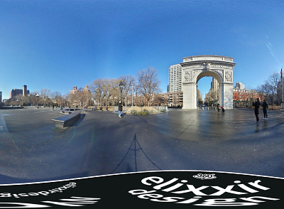 Washington Square Park - Google Street View Set 3 branding