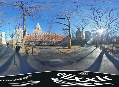 Washington Square Park - Google Street View Set 5 branding