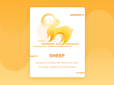 Sheep animal sheep yellow