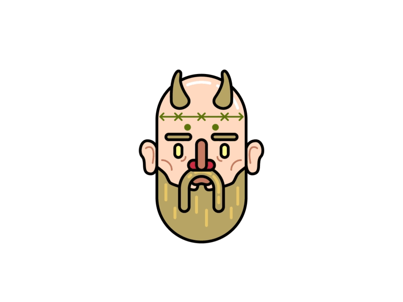 Mimir's Head animation charachter design design face god of war illustration mimir motion graphic rigging