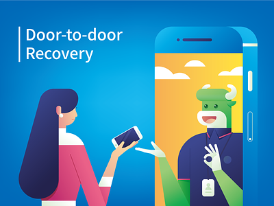 Door-to-door Recovery 插图 设计