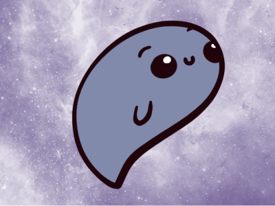 Space Seal adventure cosmos cute explore galaxy graphic design happy kawaii logo mascot purple seal space stars theruknuk