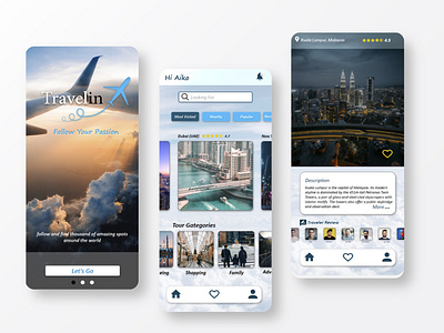 UX UI Travel & Tour App