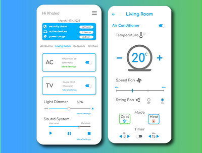 Smart Home App app ui ux