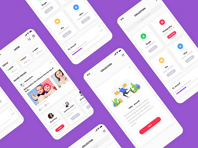 Chat APP - Collection app chat collection illustration ui