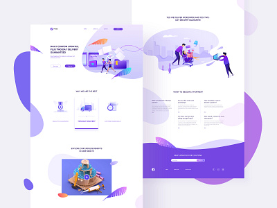 E-commerce Web App Design app branding colorful design flat icon illustration illustrator queble typography ui ux web