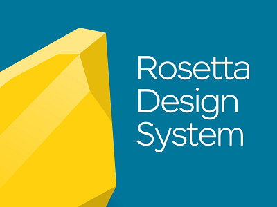 Rosetta Design System branding design kit design system iconography research theme system ui ux