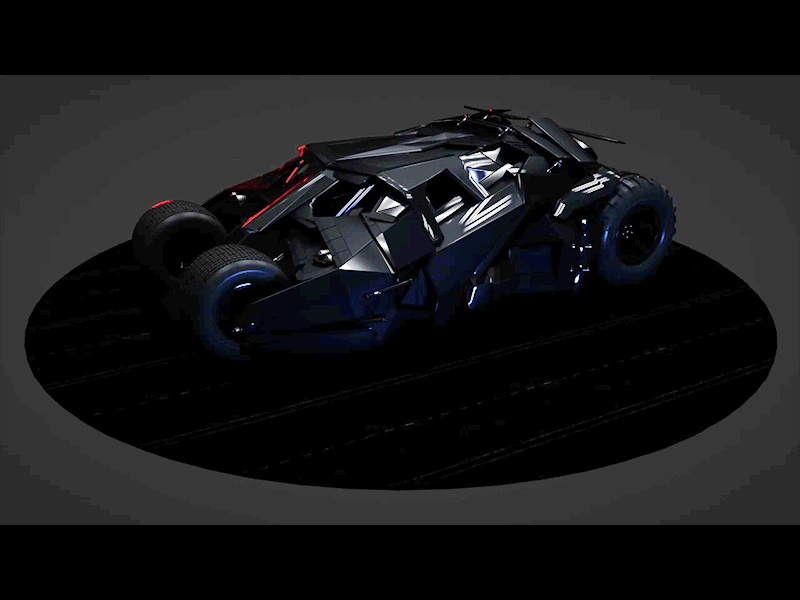 batcar c4d