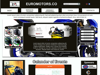 EUROMOTORS REDESIGN (FULL DESIGN LINK IN BIO) branding design figma graphic design logo ui ux
