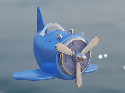 Aircraft 3D Model 3d 3d modelling animation blender graphic design