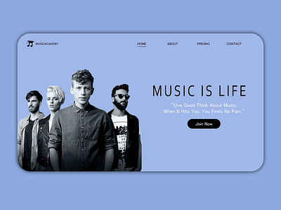 Musicacademy design graphic design ui website design