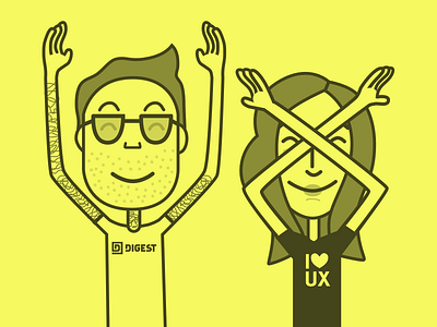 More branding, more colours! avatars illustration user experience ux