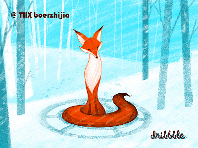 Redfox @boerzhijia animals design fox illustration