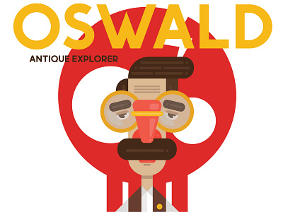 OSWALD.THE ANTIQUE EXPLORER. adobe character design character illustration concept art digitalart graphic design illustration