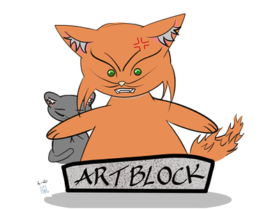 Art Block artblock cats design challenge illustration