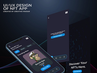 My NFT APP branding graphic design ui ux