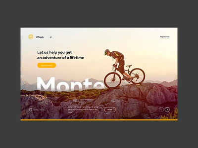 Wheely landing page