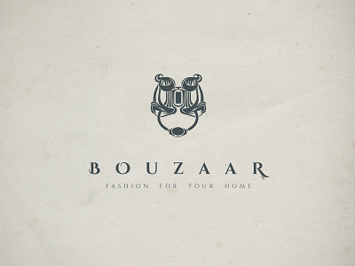 Bouzaar logo design elegant fashion furniture logo