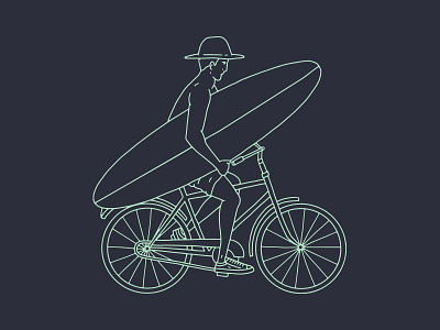 Bicycle bicycle bike design drawing illustration