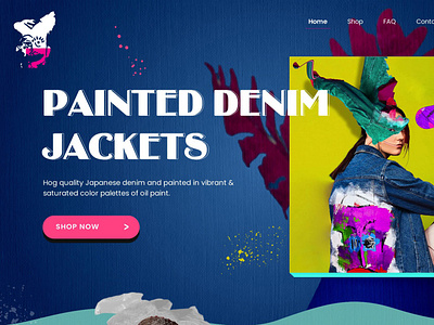 Ezrak - Colorful E-commerce prioritizing creativity and individu