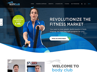 BodyClub - Creative and Custom Theme Design