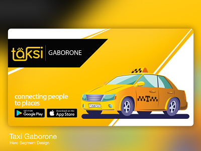 Taxi Gaborone app branding design graphic design illustration landing page taxi ui ux