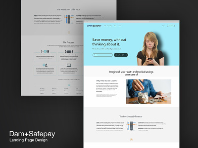 Dam+Safepay app branding design graphic design illustration landing page logo ui ux vector