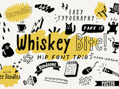 Whiskey Bite - Free Hip Font