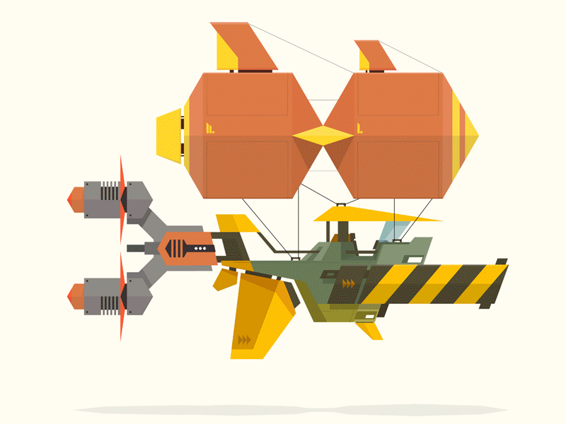 Airship game concept / Modular Airship
