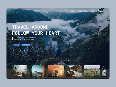 Travelling Platform design airbnb practical ui travel travelling ui ux