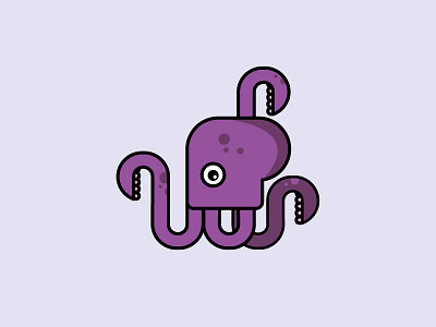 Octopus icon livechat octopus purple typing speed test vector