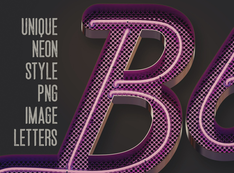 neon font kit