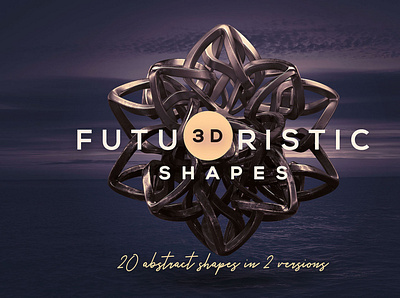 Futuristic 3D Shapes by Tomas Veselovsky 3d 3dshapes abstract deeezy digitalart