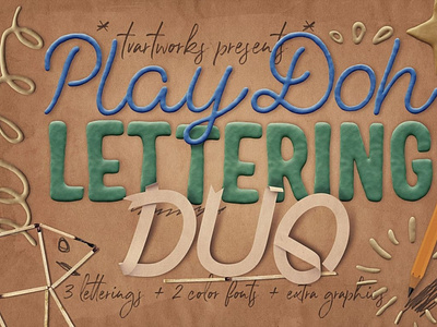 Play-Doh Lettering Duo