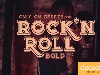 Rock'n Roll Bold Font - FREEBIE digitalart erodedfont font freefont typography