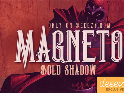 Magneto Bold Shadow Font - FREEBIE