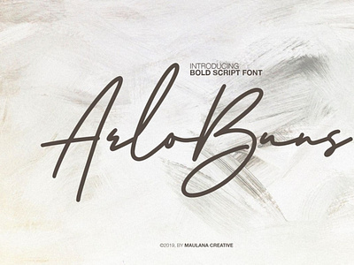 Arlobuns Signature by MaulanaCreative digitalart handwrittenfont scriptfont typography