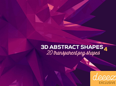 3D Abstract Shapes 4 - FREEBIE 3d 3dshapes abstractshapes digitalart