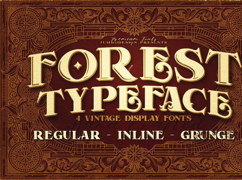 Forest - Display Font by Deeezy on Dribbble