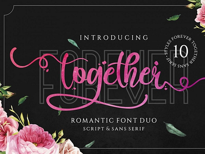 Forever Together Font Duo