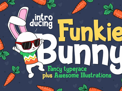 Funky Bunny Display Font