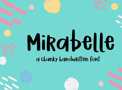 Mirabelle Handwritten Font brushfont digitalart font handwrittenfont scriptfont typography