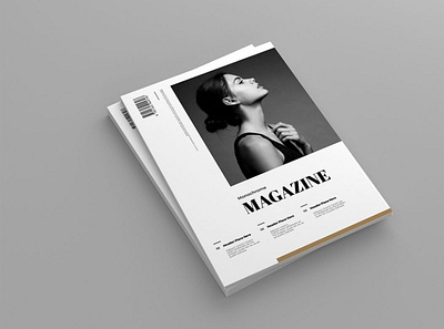 Monochrome Magazine Template digitalart magazine template