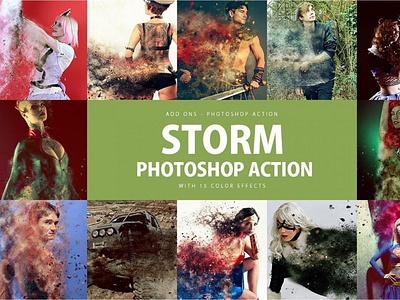 Strom Photoshop Action actions digitalart effects photoshop