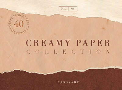 Creamy Paper Collection digitalart paper papertexture textures