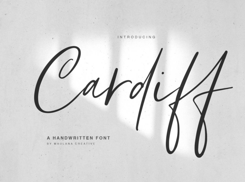 Cardiff Typeface by Deeezy on Dribbble