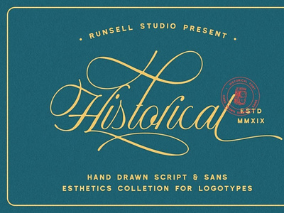 Historical - Handdrawn Font