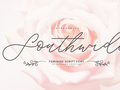 Southwide Feminine Script Font