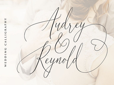 Audrey & Reynold - Luxury Script calligraphy font handwrittenfont typography