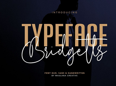 Bridgetts Typeface Free Sans Serif brushfont digitalart font typography